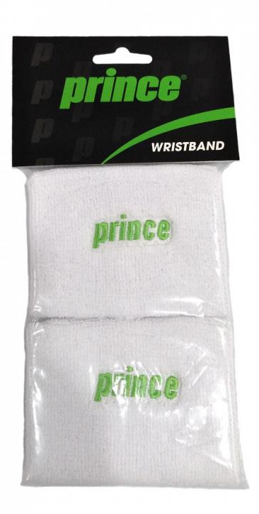 Prince Wristband White / Green - 2pcs